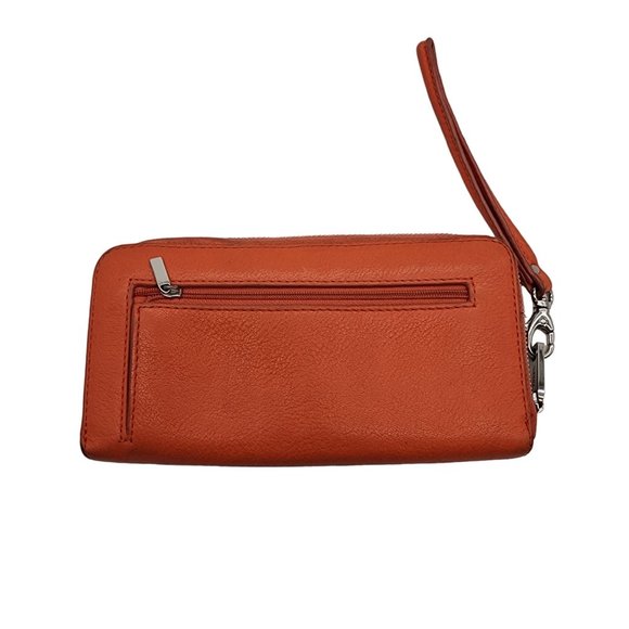 #40. Fossil Orange wristlet wallet - Picture 2 of 6
